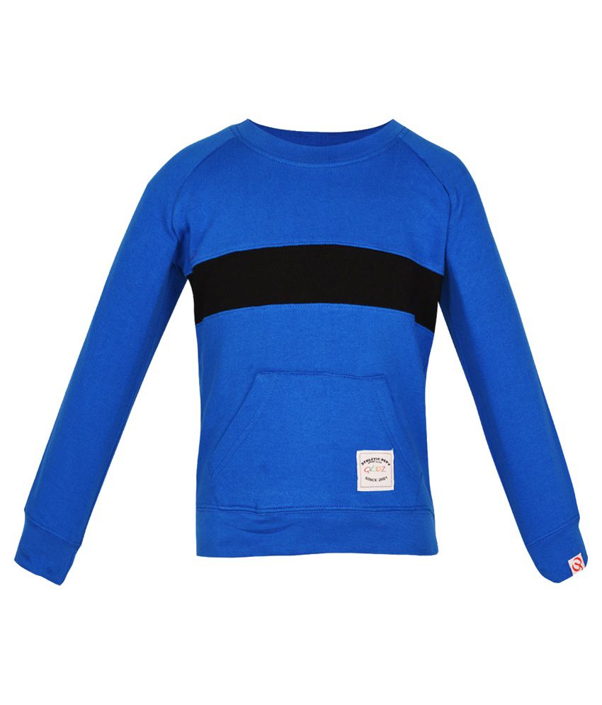     			Gkidz Blue Cotton Sweatshirt
