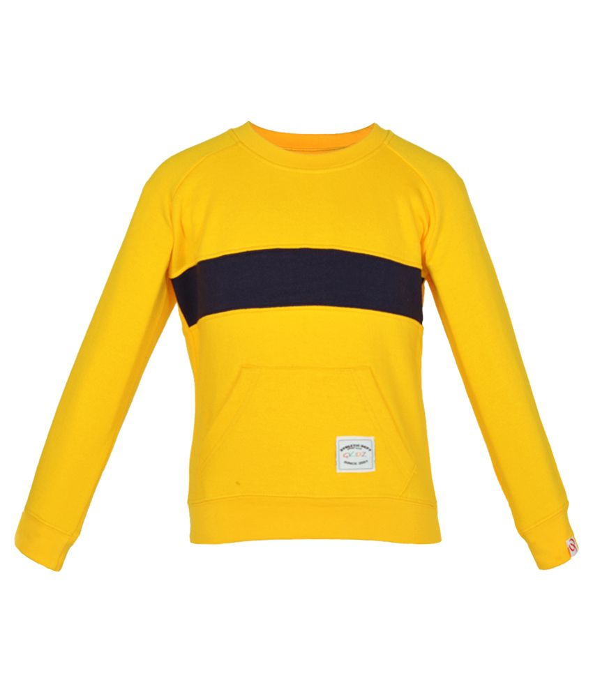     			Gkidz Yellow Cotton Sweatshirt