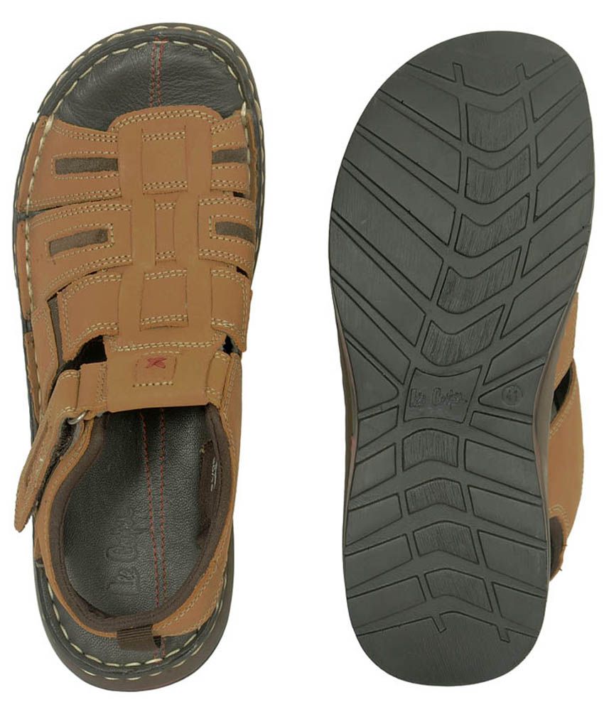 lee cooper tan sandals