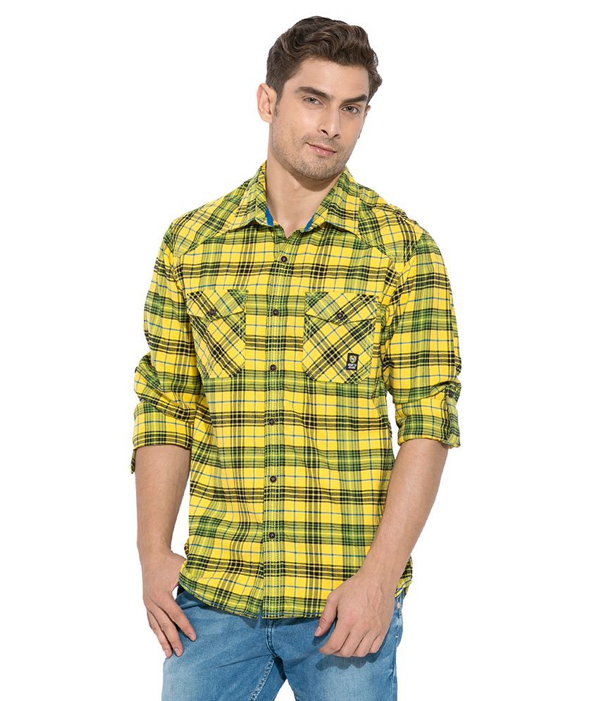Mufti yellow shirt Clearance