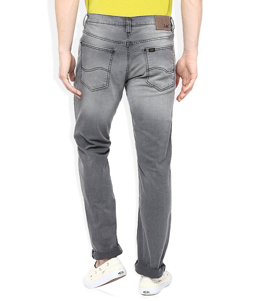 Lee Grey Skinny Fit Jeans - Buy Lee Grey Skinny Fit Jeans Online at ...