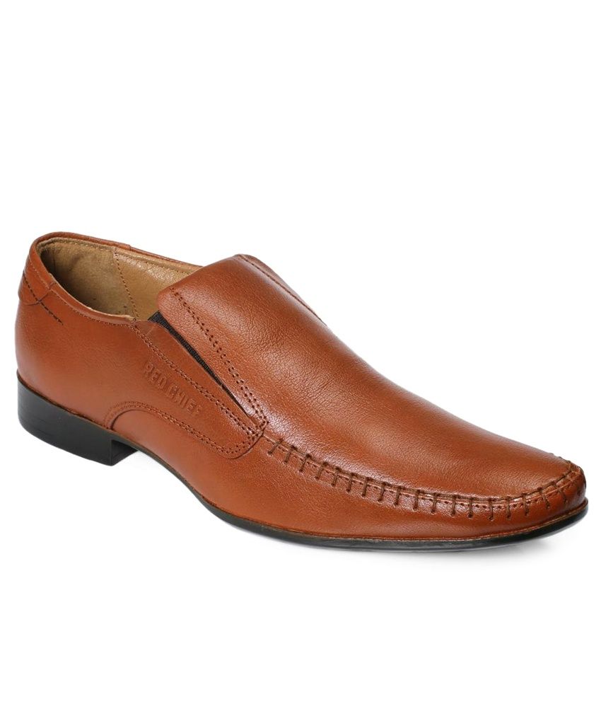 formal shoes in red chief