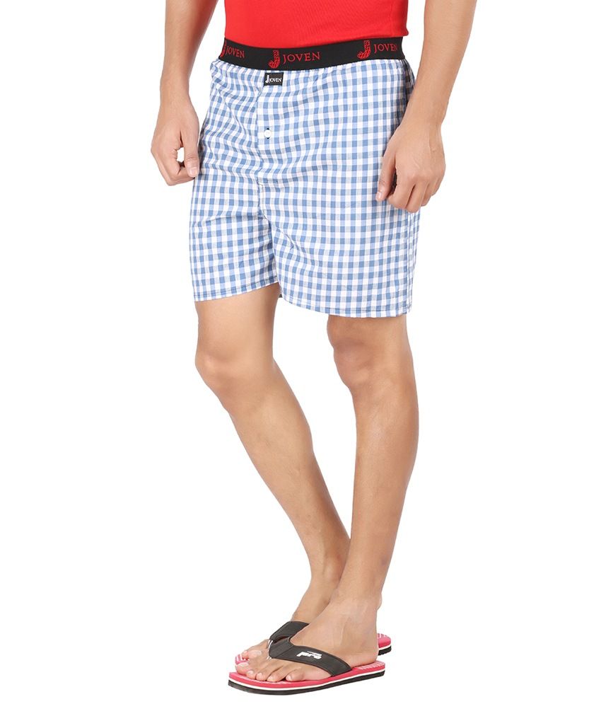 Joven Printed and Checked Combo Boxers Pack of 2 Buy Joven Printed