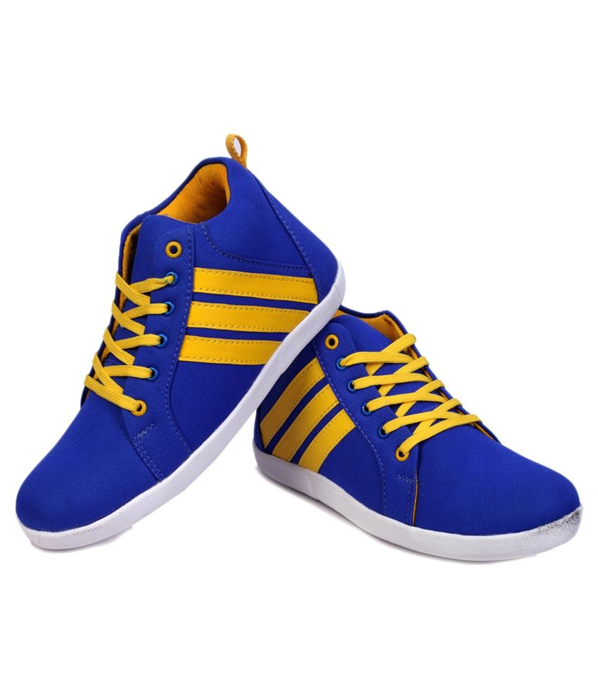 semana blue smart casual shoes