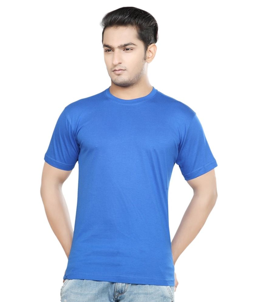 Rh Blue Cotton Blend T Shirt - Set Of 2 - Buy Rh Blue Cotton Blend T