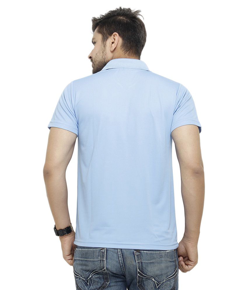 Rh Blue Half Sleeves Basic Wear Polo T Shirt - Buy Rh Blue Half Sleeves ...