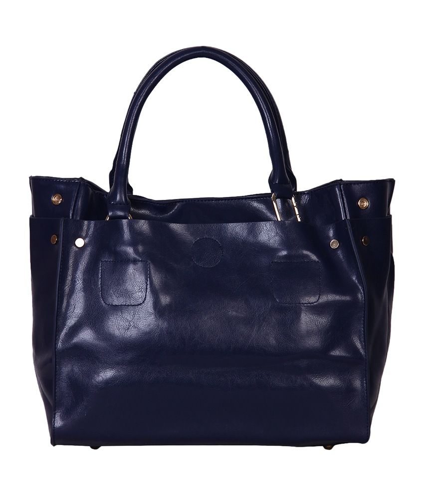 navy blue shoulder handbag