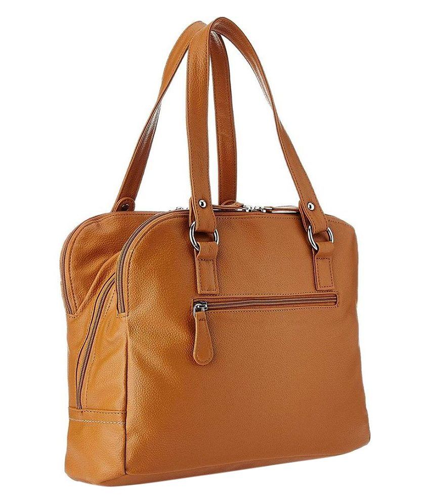 Lavie Tan P.U. Satchel Handbag - Buy Lavie Tan P.U. Satchel Handbag ...