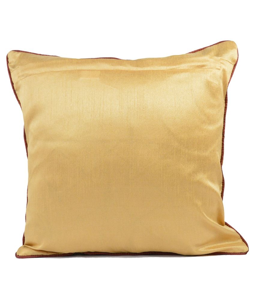 Lavisum Gold Sequin Cut Opulent Cushion Cover Buy Online at Best Price Snapdeal