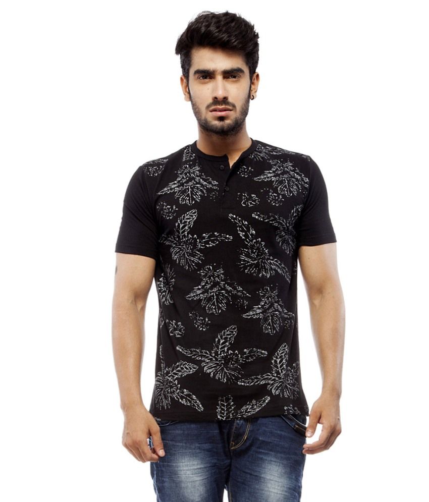 trendy bandey black half printed polo t shirt buy trendy trendy bandey black half printed polo t shirt buy trendy