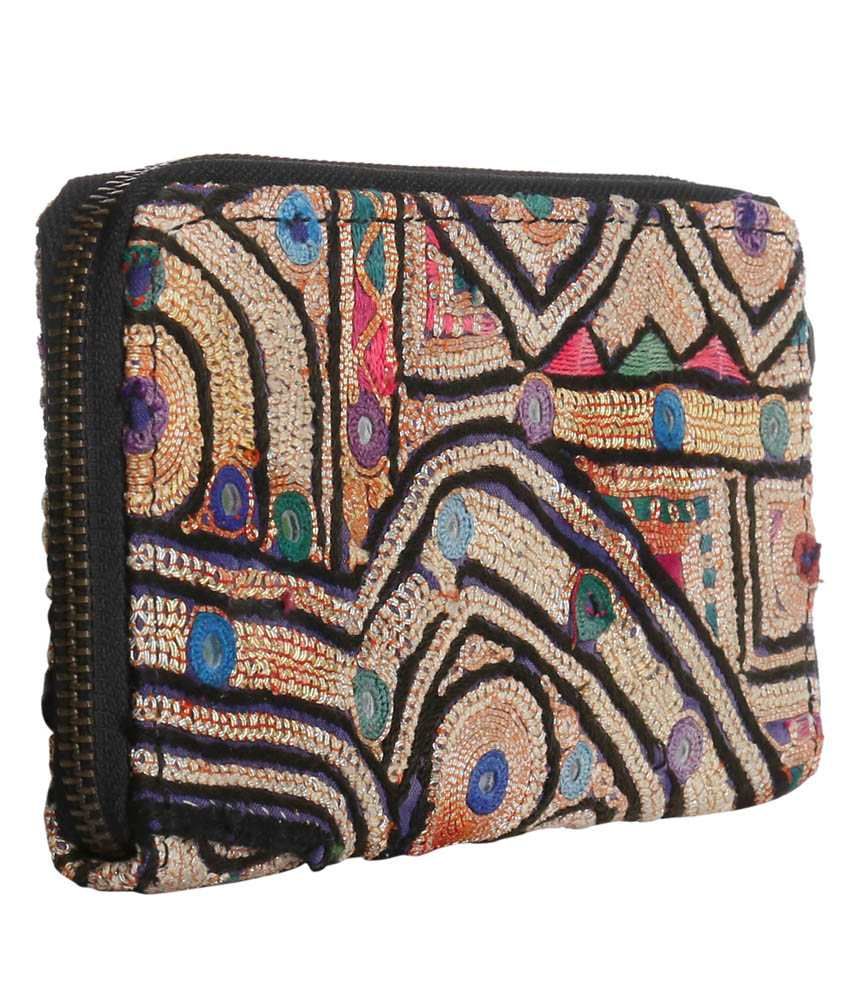 Buy Rajrang Multicolor Cotton Clutch Bag at Best Prices in India - Snapdeal