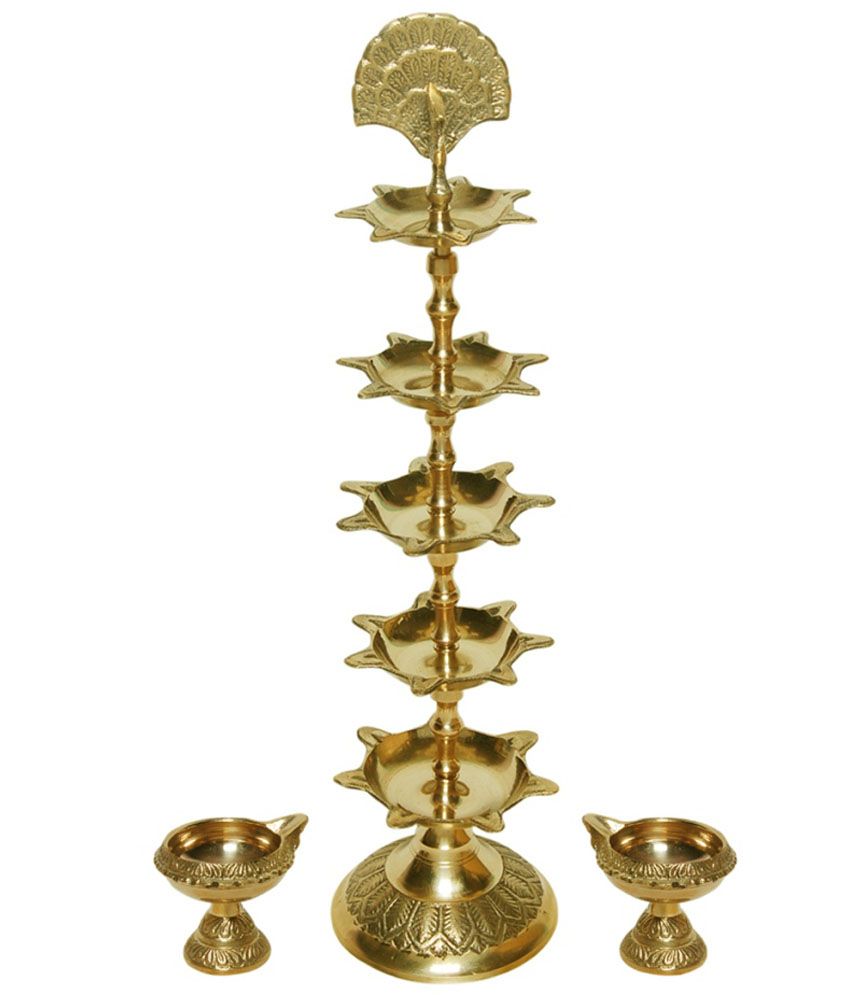 Design Hut Diwali Decoration Item Brass Deep Set Buy Design Hut Diwali