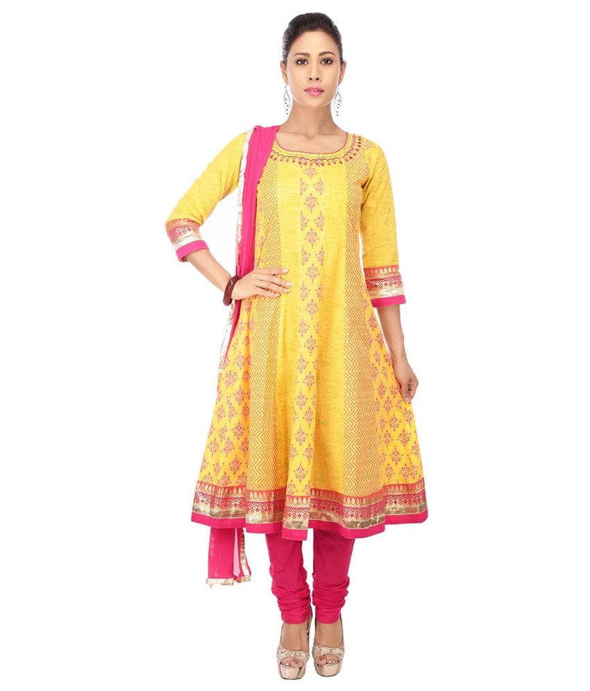 shoppers stop anarkali suits