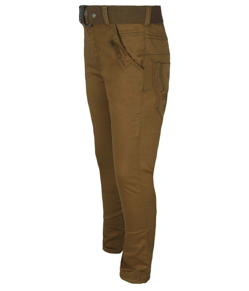 Jazzup Khaki Jeans For Boys - Buy Jazzup Khaki Jeans For Boys Online at ...