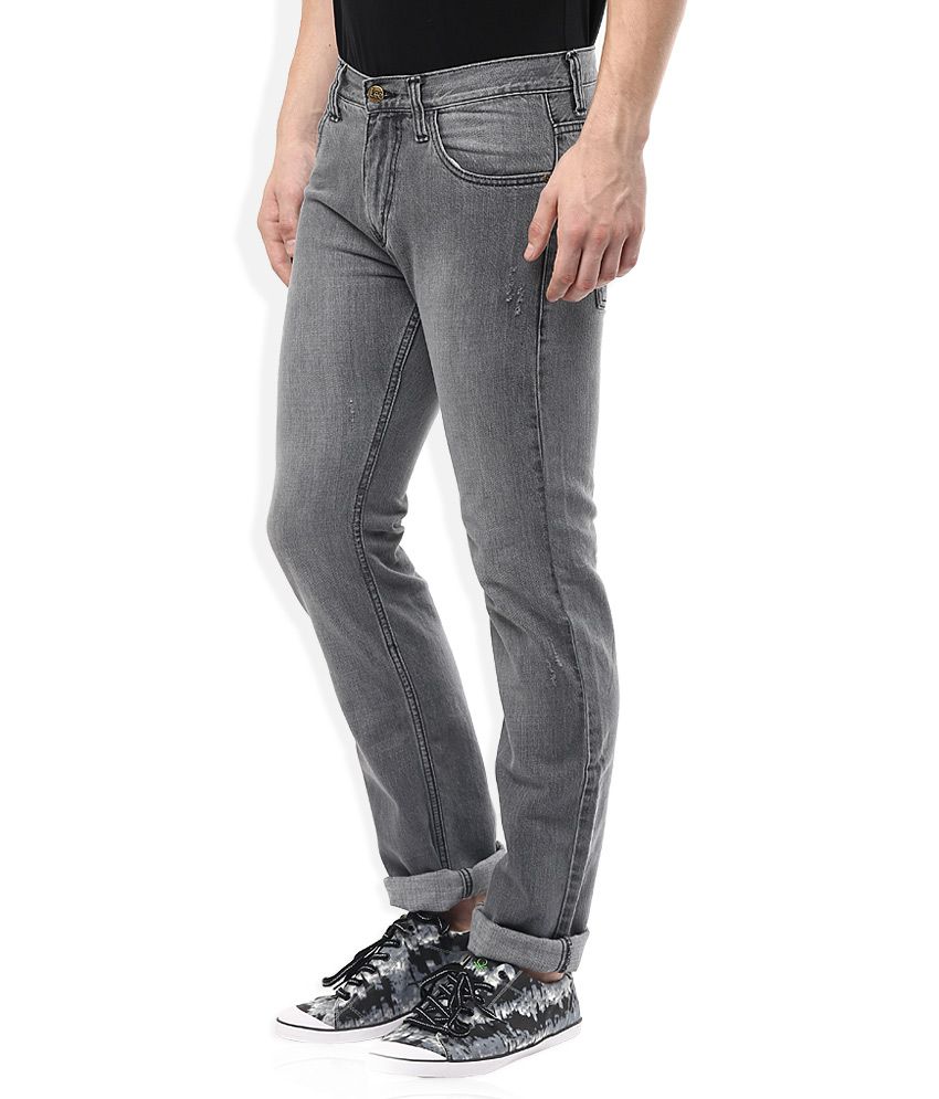 Lee Grey Slim Fit Jeans - Buy Lee Grey Slim Fit Jeans Online at Best ...