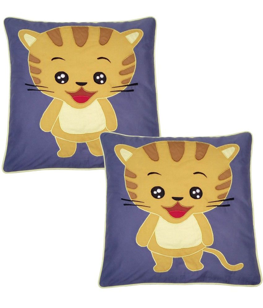     			Hugs'n'Rugs Cotton Cushion Covers Pack of 2 (40 x 40 cm ) 16 x 16