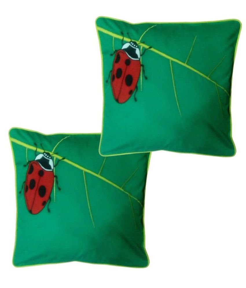     			Hugs'n'Rugs Cotton Cushion Covers Pack of 2 (40 x 40 cm )