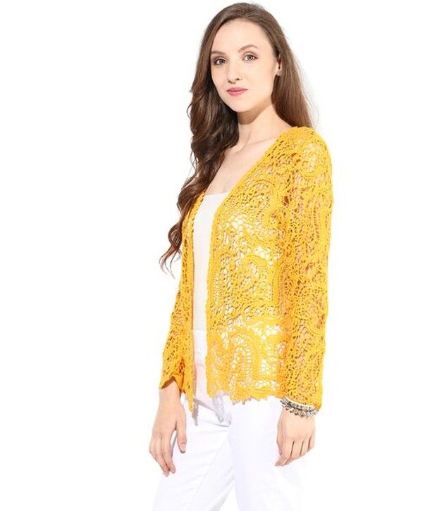 yellow gown with shrug