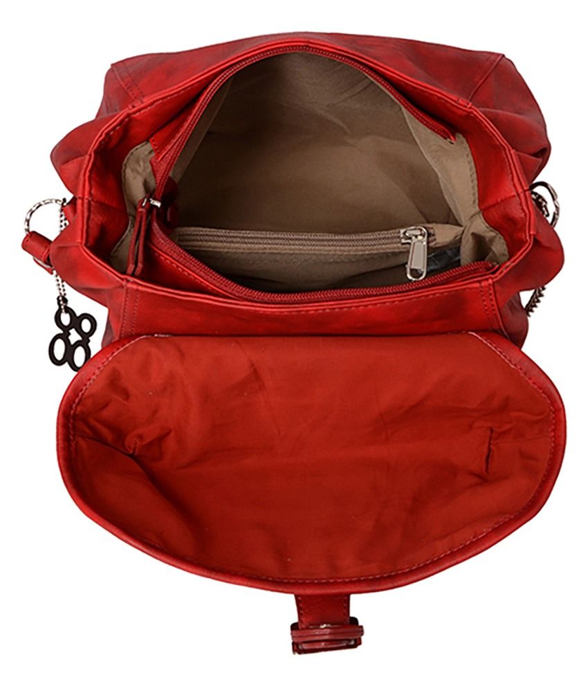 baggit red sling bag