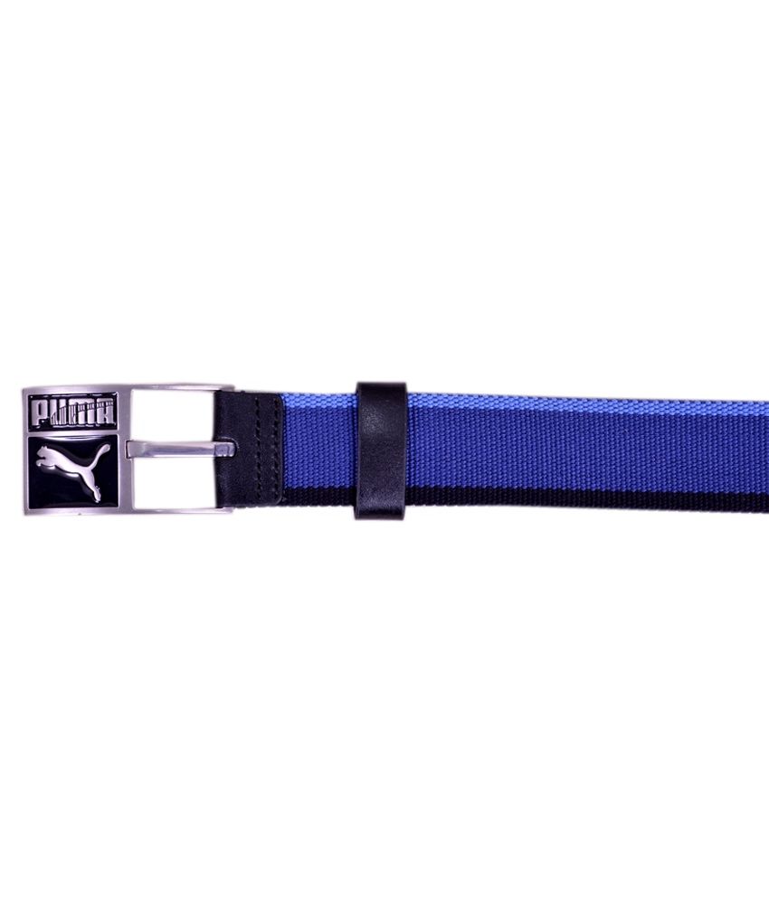 puma canvas belt