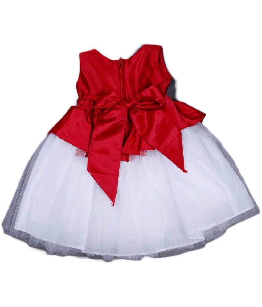 short frock in red colour