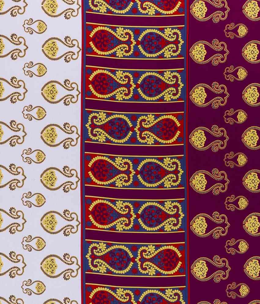 Sej By Nisha Gupta Pink Cotton Double Bedsheet With 2 Pillow Cover