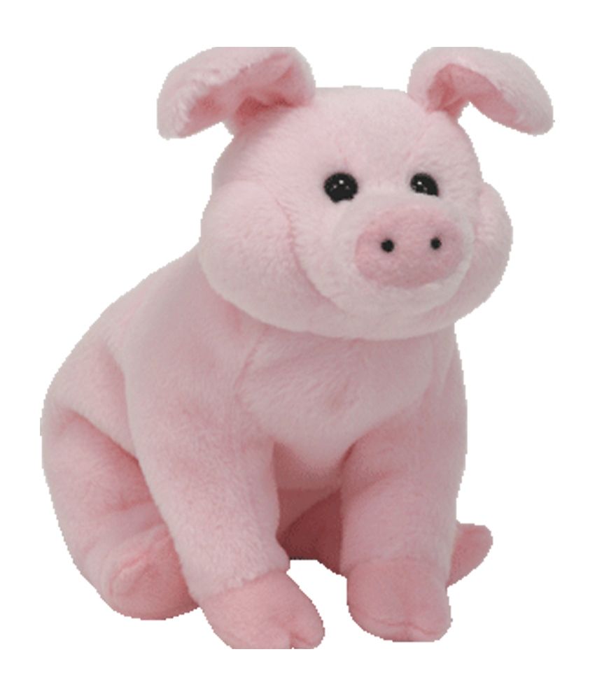 pink pig stuffed toy