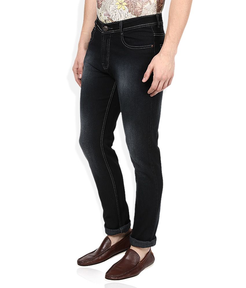 black skinny fit jeans