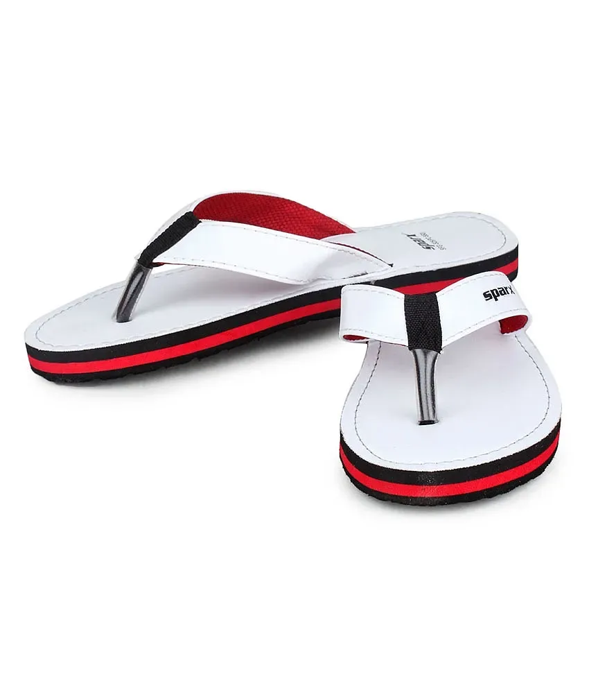 White sparx store slippers