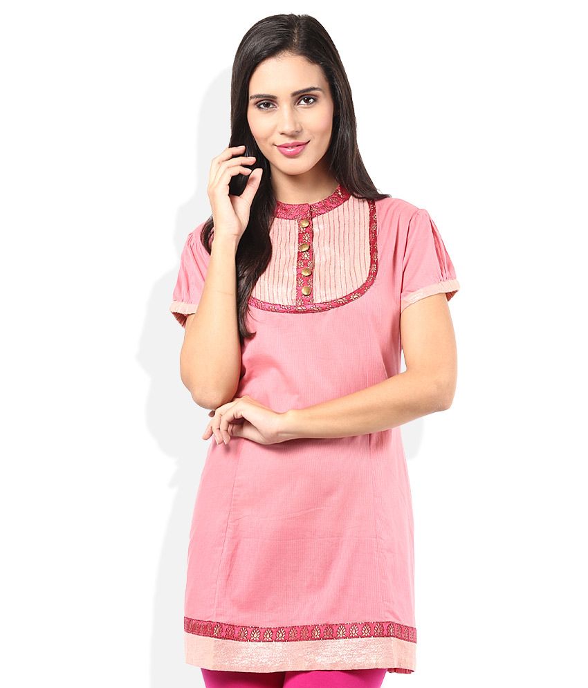 pink kurti with pant