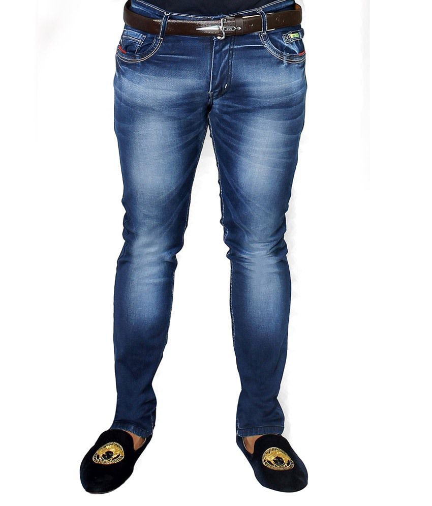 royal blue skinny jeans mens