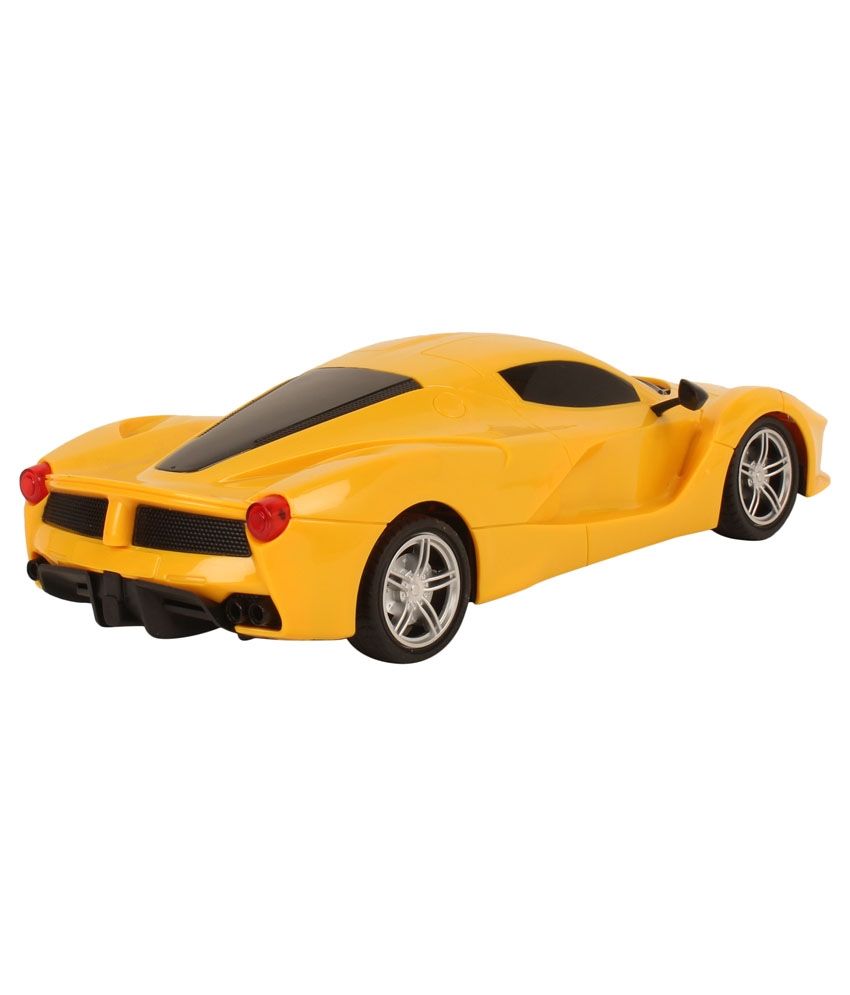 yellow rc car