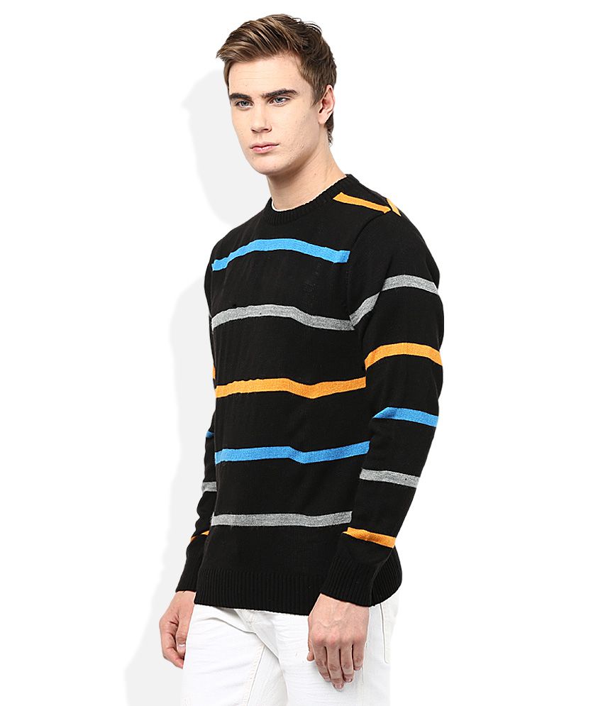Spunk Black Sweater - Buy Spunk Black Sweater Online at Best Prices in ...