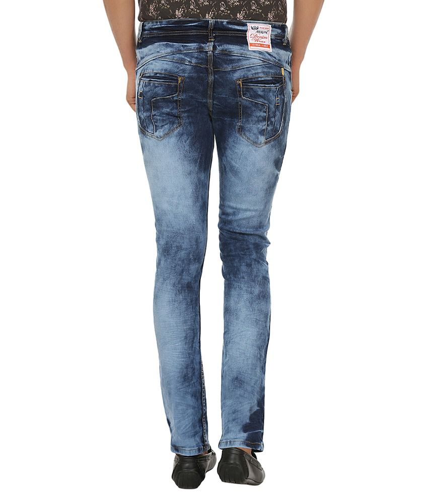 Aeron Blue Regular Fit Jeans - Buy Aeron Blue Regular Fit Jeans Online ...