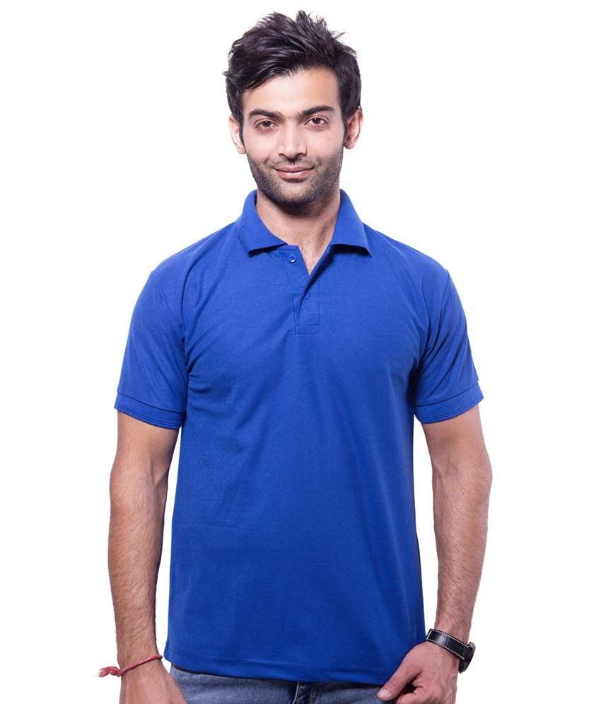 Zuvic Multicolor Half Sleeve Basic Polo T-Shirt - Pack Of 5 - Buy Zuvic ...