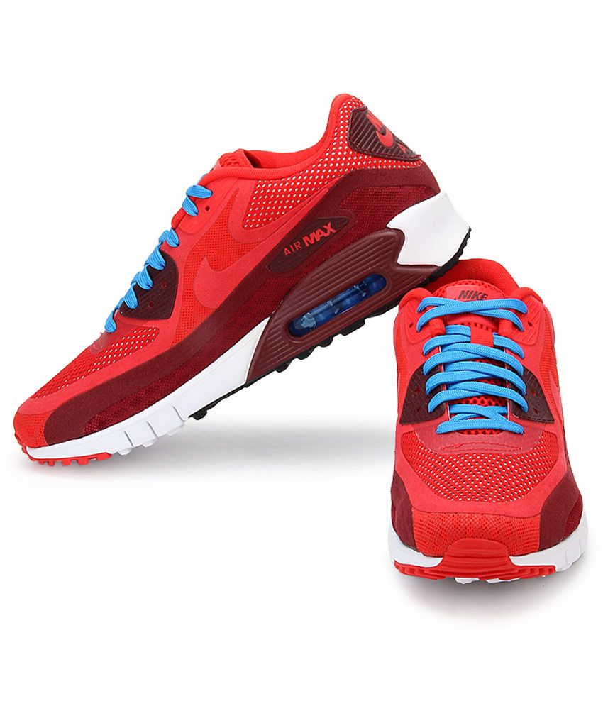 Nike Air Max 90 Red Sports Shoes - Buy 
