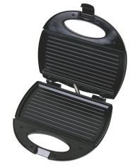 Lifelong Sandwich Maker (112 Griller Plate) Grill, Toast Big Size (Black, Stainless Steel)