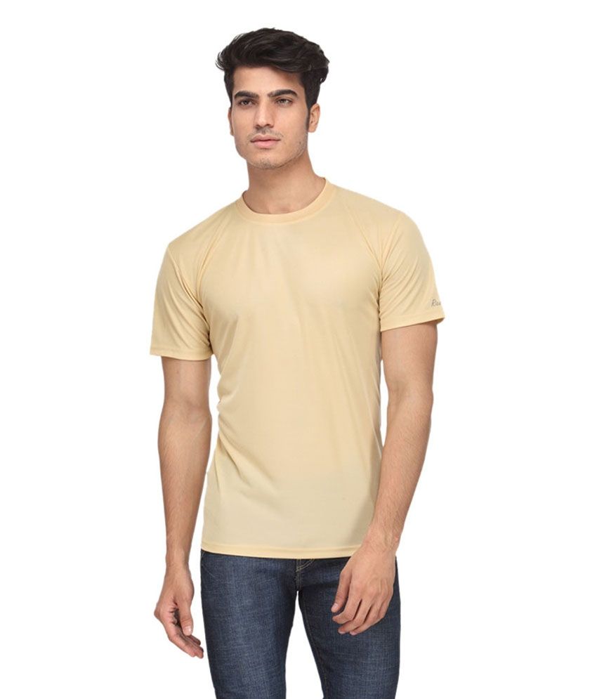     			Funky Guys Beige Cotton Blend T-shirt