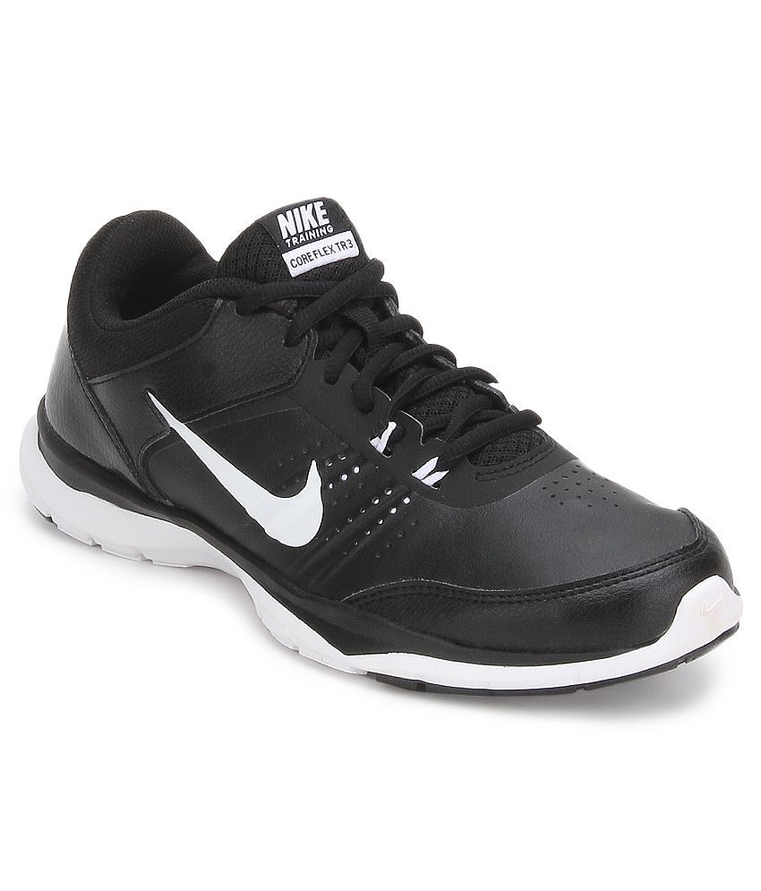 Nike Core Flex 3 Black Sports Shoes 