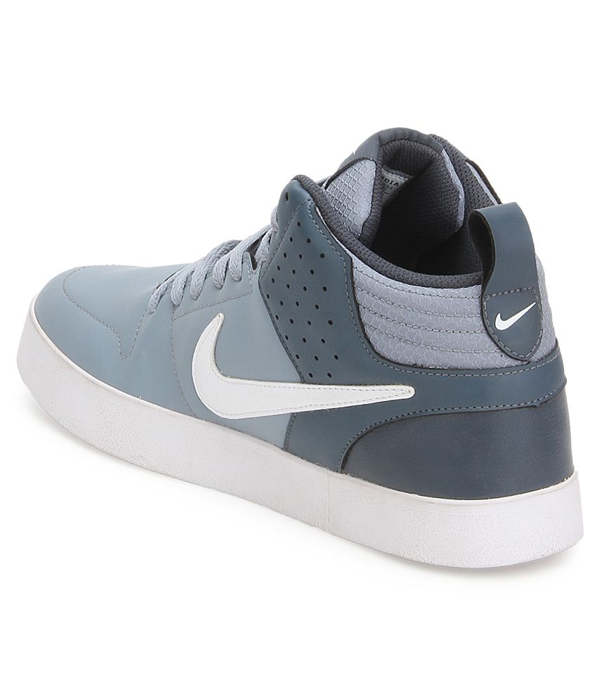 nike liteforce iii mid grey sneakers