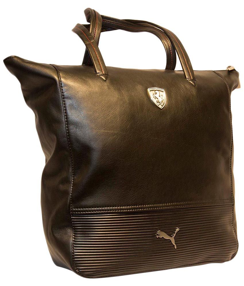 puma tote bag brown