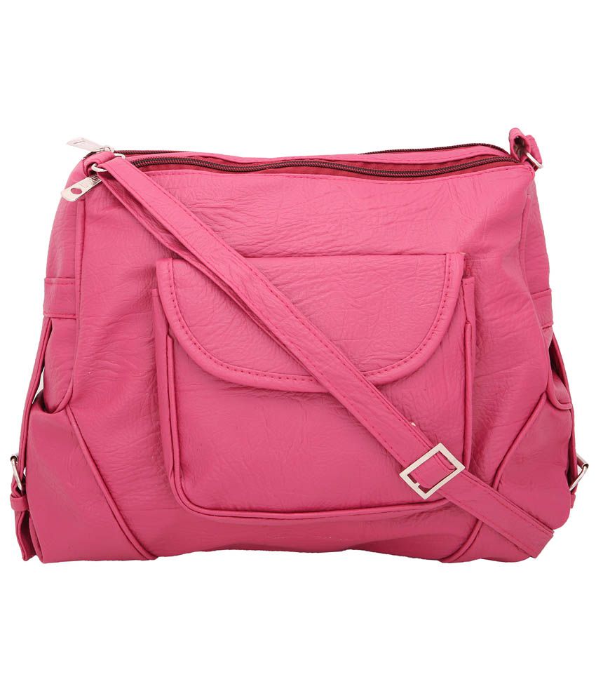 Borse Pink Sling Bag - Buy Borse Pink Sling Bag Online at Best ...