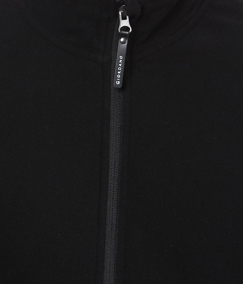 Giordano Black Full Sleeves Jacket - Buy Giordano Black Full Sleeves ...