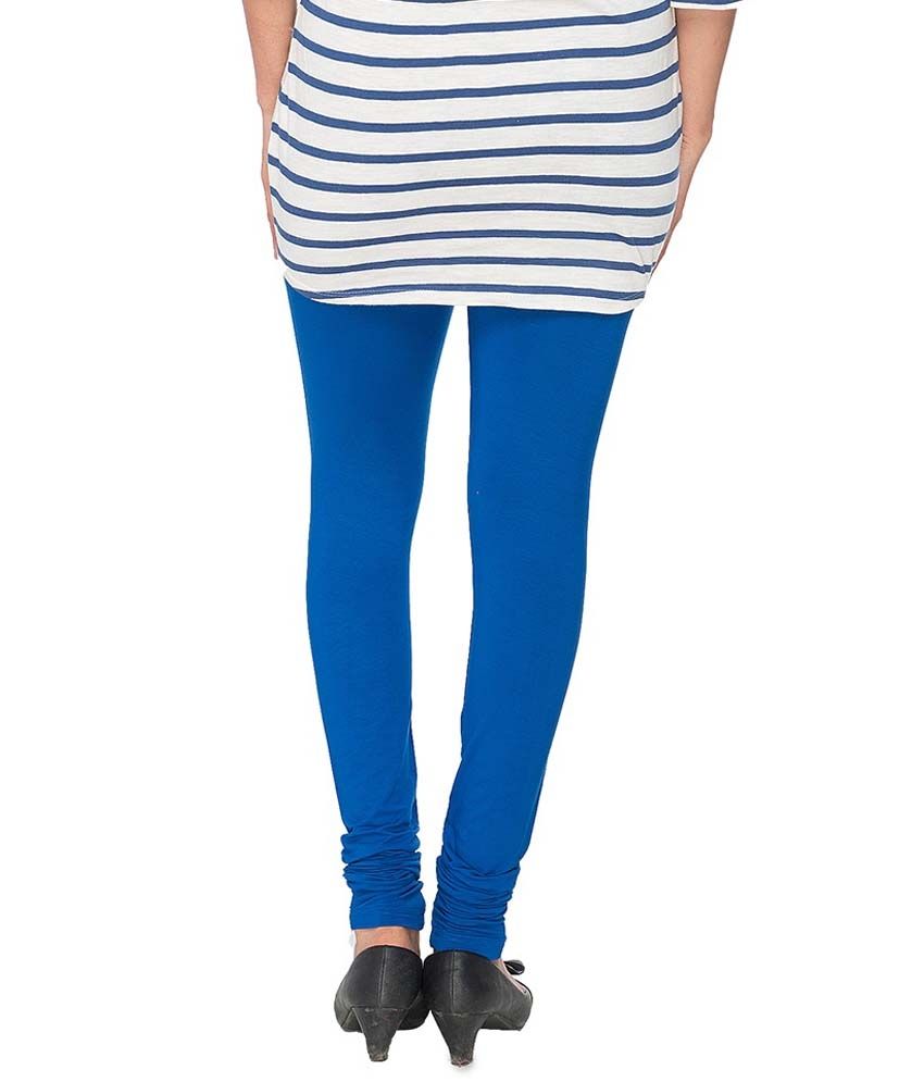 LOPES Blue Cotton Leggings Price in