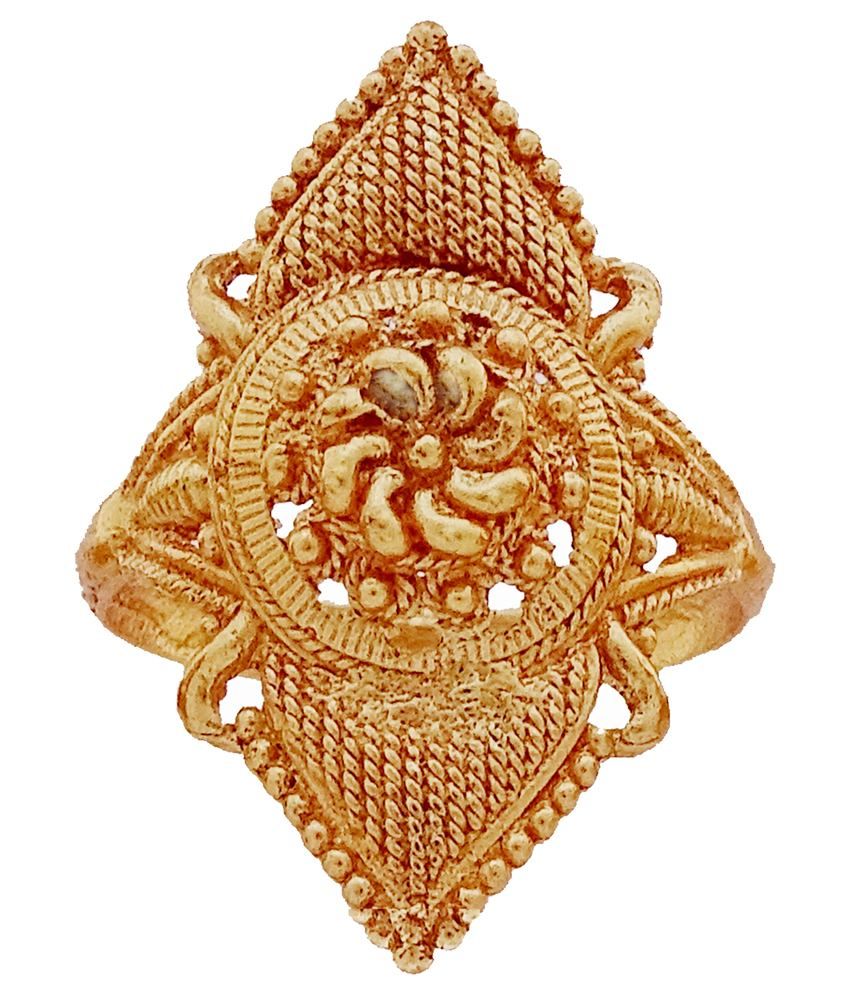 Gems n Pearls Daily Wear Gold Plated Mangalsutra with Ring Buy Gems n