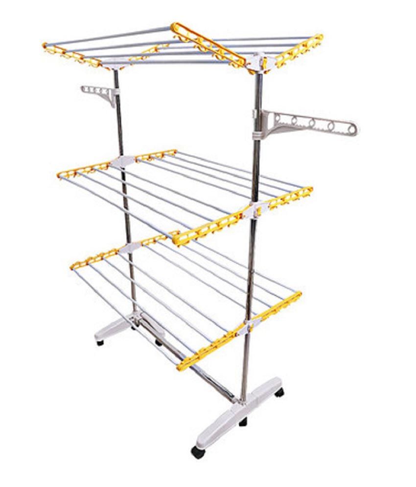 Favour Imagica Yellow Stainless Steel Plastic 3 Layer Cloth