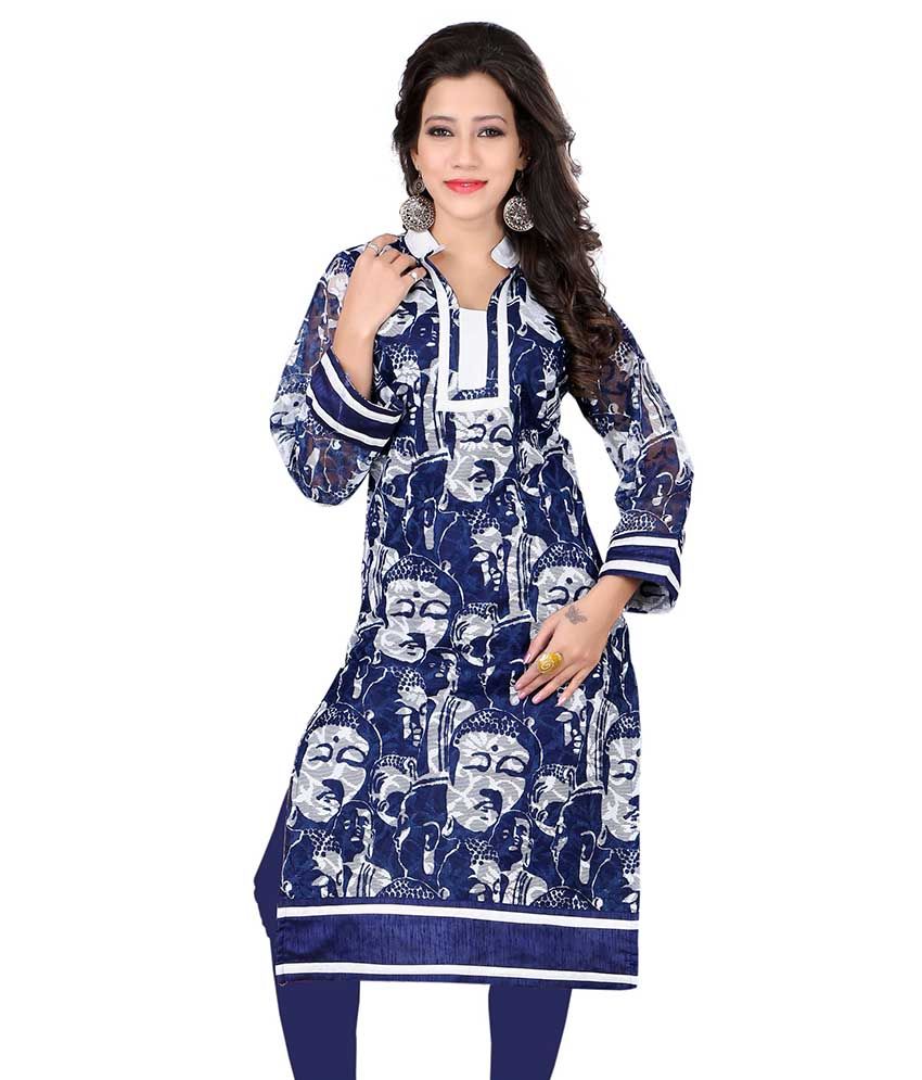 kurti from net saree
