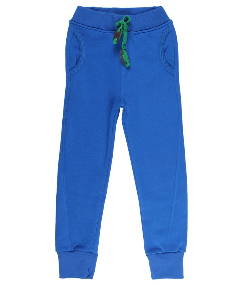 royal blue brand track pants