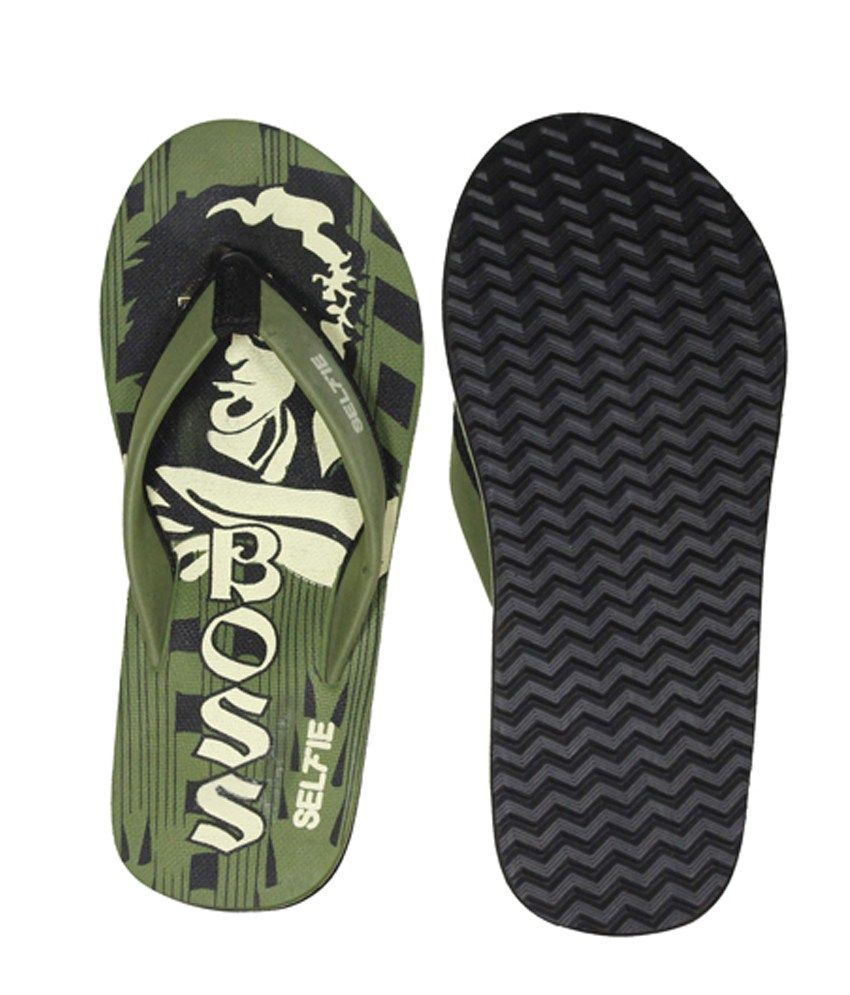 Selfieseven Green Slippers Price in India- Buy Selfieseven Green Slippers Online at Snapdeal