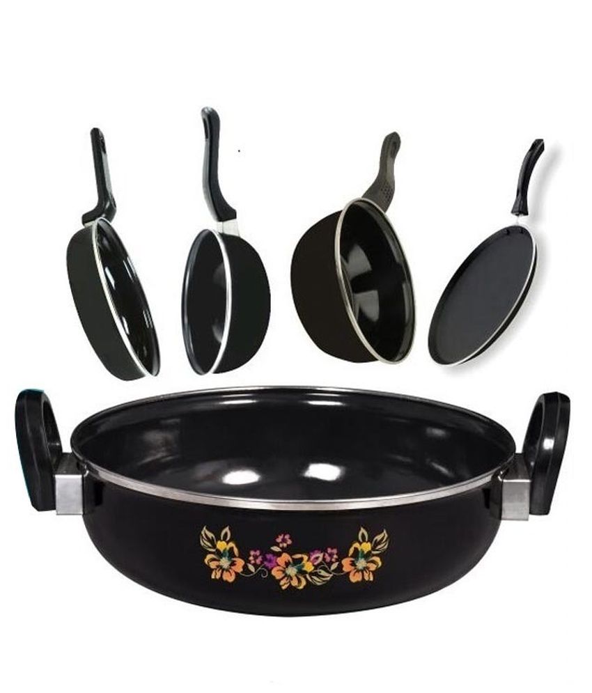 Milton Black Induction Safe Cookware Set 1.5 Litres (5 Pieces) Buy